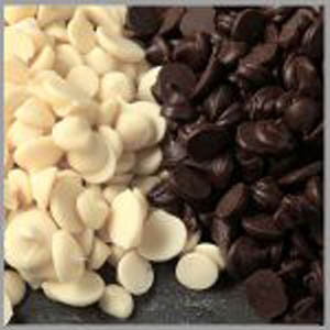 שוקולדים טבעוניים וצימקאו , קישוטי שוקולד פרווה