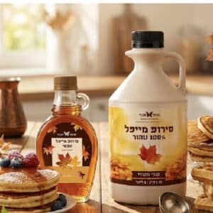 סירופ מייפל טבעי- 100% טהור | חתם סופר