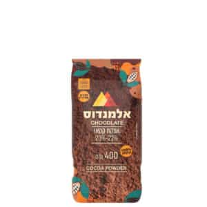 קקאו כהה אלמנדוס 20-22% שומן | 400 גרם - בד"ץ העדה החרדית