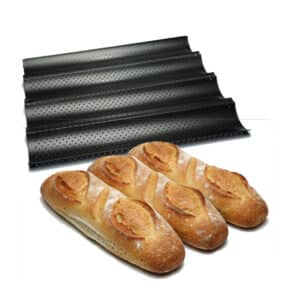 תבנית באגט לאפיית 4 באגטים - נון סטיק