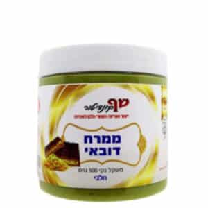 קרם דובאי | פיסטוק עם שערות  קדאיף | 500 גרם  - חלבי בד"ץ בית יוסף