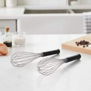 מטרפה פרמיום נירוסטה ידית שחורה - חזקה במיוחד 25/30 ס”מ CutterPeeler (אחריות לכל החיים)