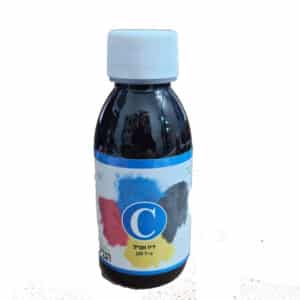 דיו אכיל למדפסת "הגביע" מבית "עלמה" 100 מ"ל - כחול - בד"צ העדה החרדית