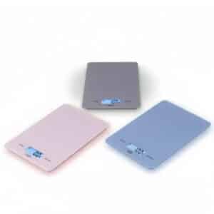 משקל מטבח דיגיטלי ROSO ורוד | שנה אחריות (סוללה אינה כלולה-ניתן להוסיף)