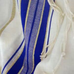 טפט טלית כחול לבן