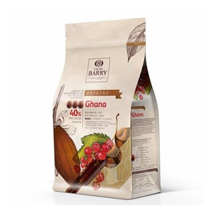 שוקולד חלב 1 ק"ג Barry Ghana 40%