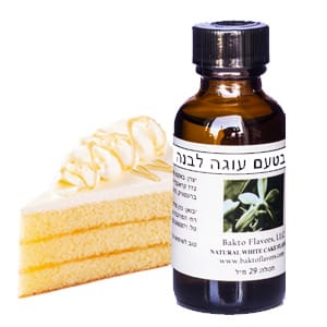 תמצית טעם טבעית (ללא סוכר וגלוטן) 29 מ"ל -עוגה לבנה | Bakto flavors - רבנות U