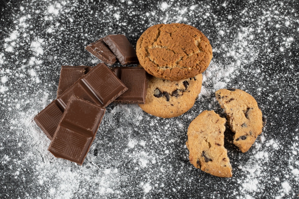 עוגיות חמאה ושוקולד