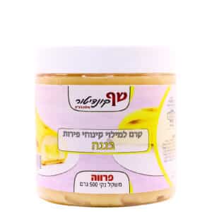 קרם למילוי קינוחי פירות - בננה | 500 גרם פרווה - בד"ץ בית יוסף