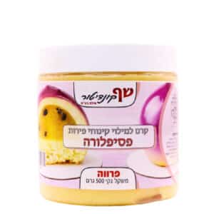 קרם למילוי קינוחי פירות - פסיפלורה | 500 גרם פרווה - בד"ץ בית יוסף